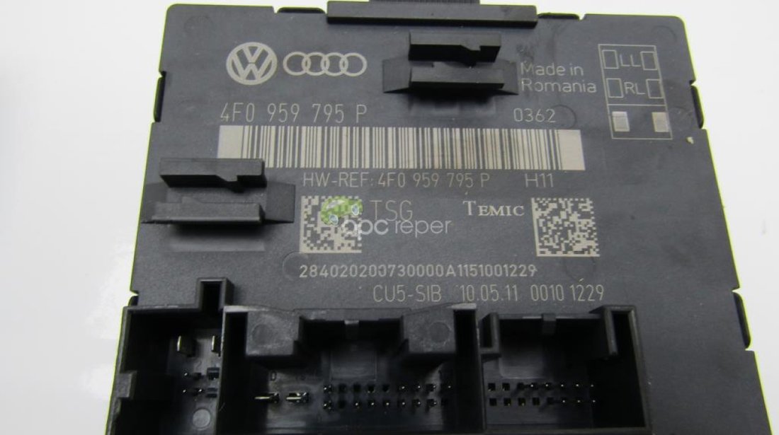 Calculator usa dreapta spate  Audi A6 4F Facelift 2010 - 2,0Tdi cod 4F0959795P