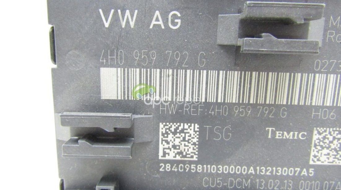 Calculator usa fata dreapta Audi A8 4H D4 - Cod: 4H0959792G