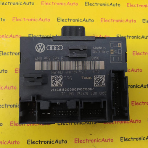 Calculator Usa Fata Dreapta Audi A8, 4H0959792E