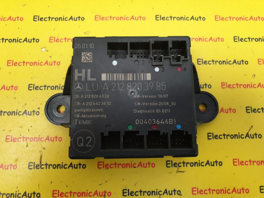 Calculator Usa Mercedes C E-Klasse W212, A2128203985,