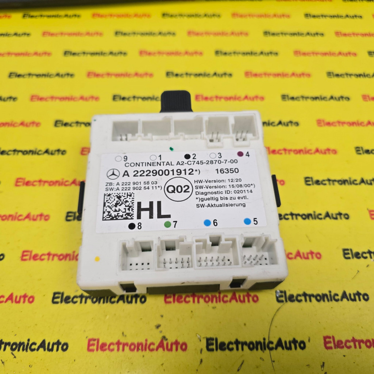 Calculator usa Mercedes S, C, W222 A2229001912, A2229015803,
