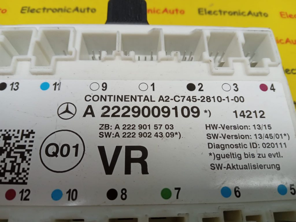 Calculator usa Mercedes W222 A2229009109, A2229015703