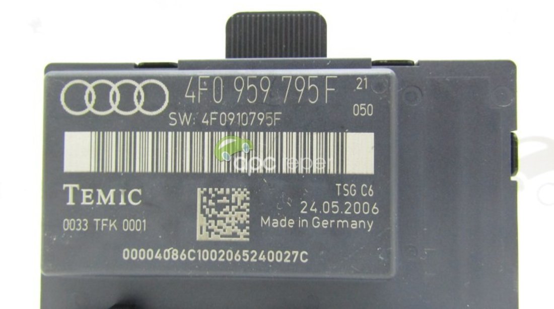 Calculator usa / Modul usa Audi A6 C6 (4F) - Cod: 4F0959795F