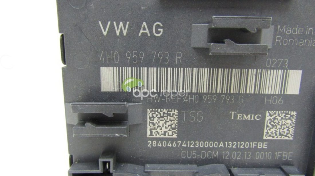 Calculator usa / Modul usa Audi A8 4H - Cod: 4H0959793R