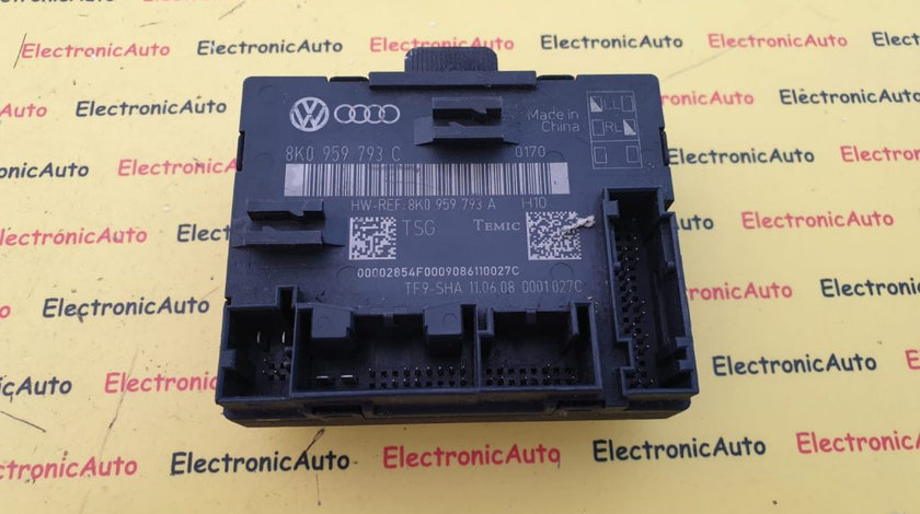 Calculator Usa Stanga Fata Audi A4 (8K2, B8), VW Jetta 3 (1K2), 8K0959793C, 8K0959793A, H10