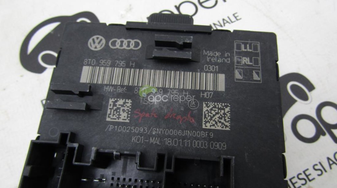 Calculator usa stanga/ spate Audi A4 8K B8 cod 8T0 959 795 H