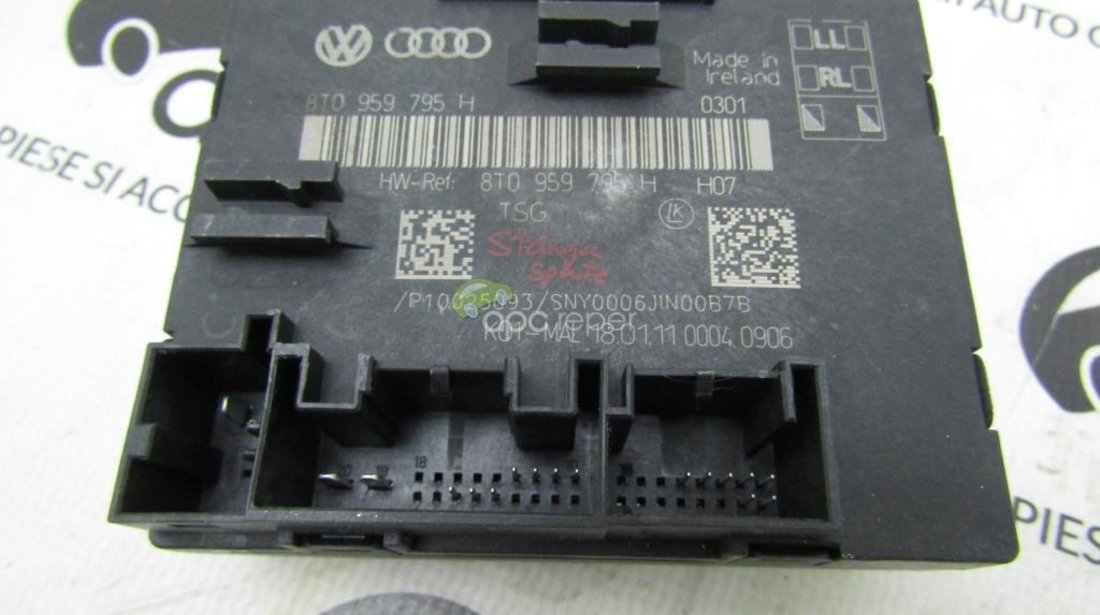 Calculator usa stanga/ spate Audi A4 8K B8 cod 8T0 959 795 H