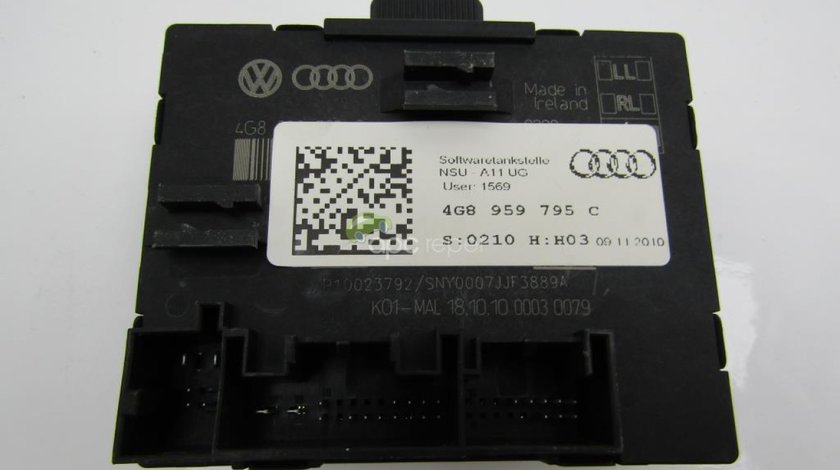 Calculator usa stanga spate Audi A6 4G 2.0 TDI an 2011 cod 4G8959795C