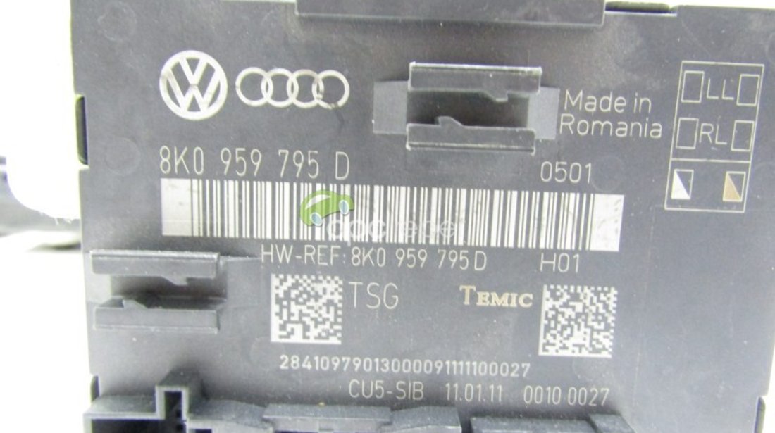 Calculator usa stanga spate Audi Q5 8R / A4 B8 (8K) - Cod: 8K0959795D