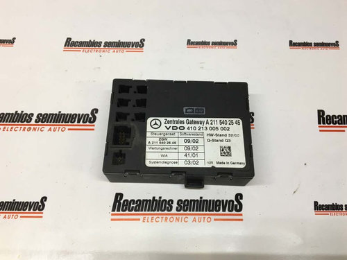 Calculator usa VDO MERCEDES-BENZ W211 A 211 540 25 45 / A2115402545 / 410213055002A 211 540 25 45 / ...