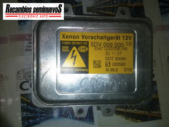 Calculator XENON HELLA MERCEDES-BENZ MERCEDES-BENZ -CUALQUIER MODELO- 5DV009 000-10 / 5DV009 000 10 / 5DV009000105DV009 000-10 / 5DV009 000 10 / 5DV00900010
