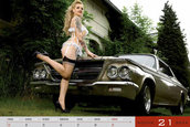 Calendar 2011 - Fete si masini americane