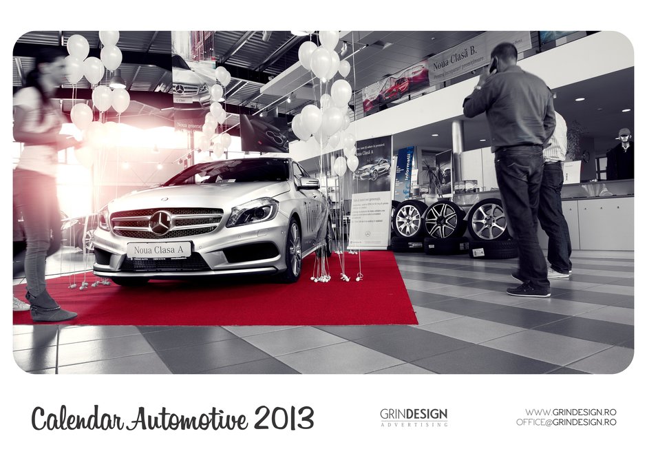 Calendar Auto 2013 de la GrinDesign Advertising