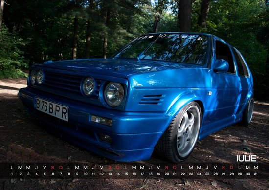 Calendar VW Golf 2