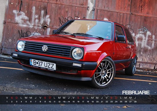 Calendar VW Golf 2