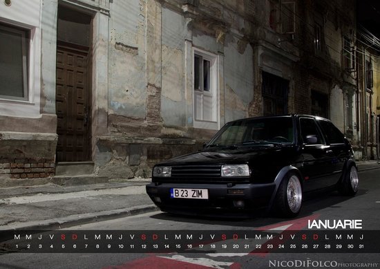 Calendar VW Golf 2