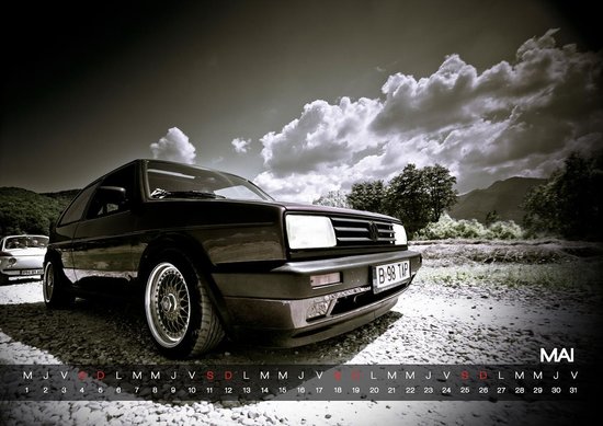 Calendar VW Golf 2