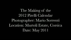Calendarul Pirelli 2012 - Making Of