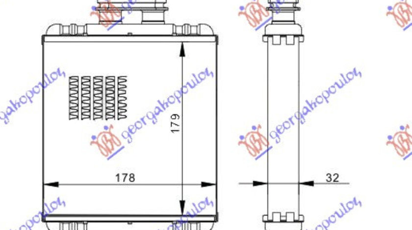 Calorifer Caldura - Audi A1 2010 , 6r0819031