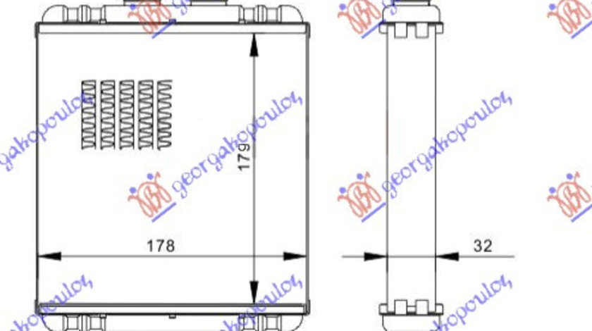 Calorifer Caldura - Audi A2 2000 , 8z0819030