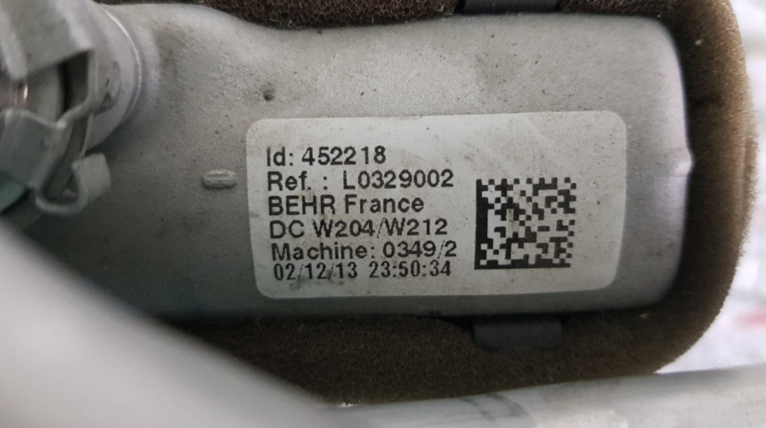 Calorifer caldura bord Mercedes-Benz CLS X218 cod piesa : L0329002