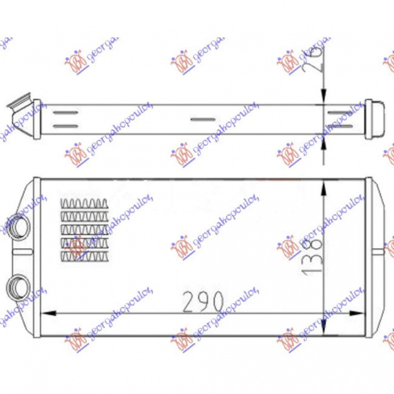 Calorifer Caldura - Citroen Berlingo 2015 , 6448s6