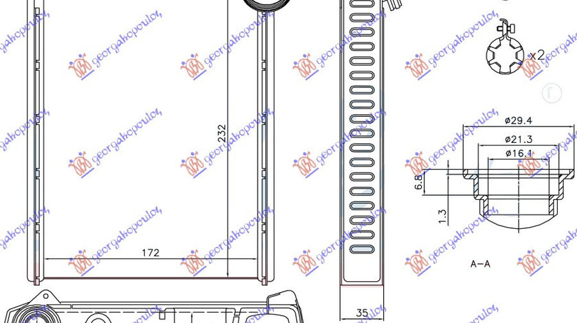 Calorifer Caldura - Citroen C3 Picasso 2009 , 6448.S4