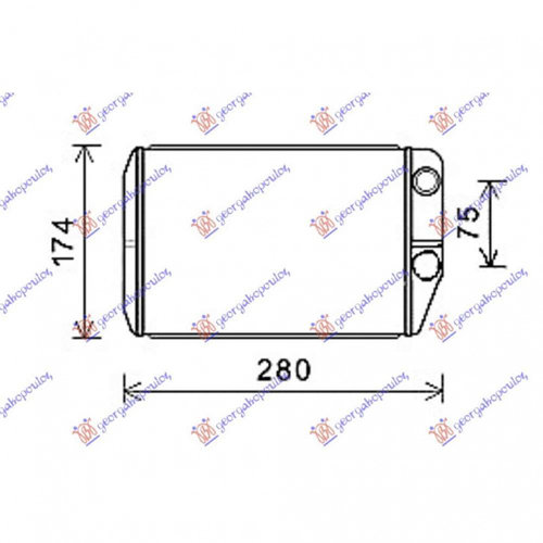Calorifer Caldura - Citroen Jumper 2006 , 6448r0