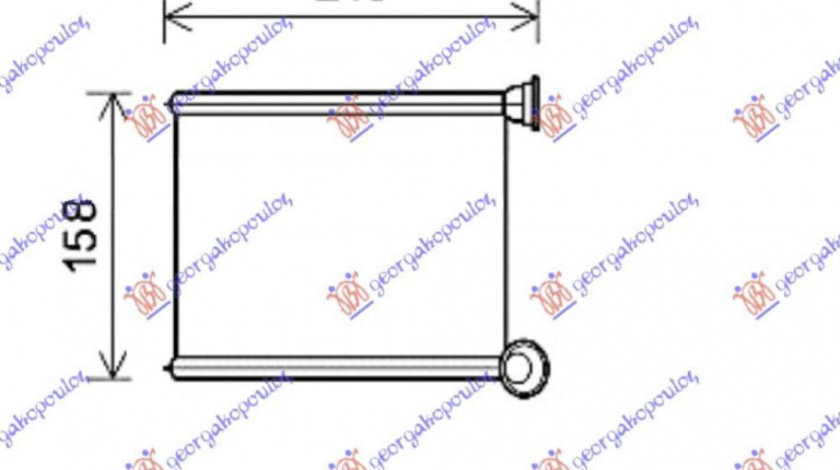 Calorifer Caldura - Dacia Logan-Mcv 2008 , 6001547484