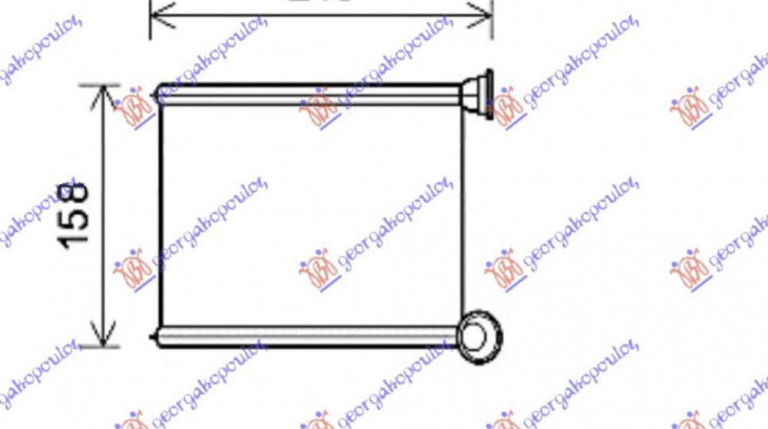 Calorifer Caldura - Dacia Logan-Mcv 2012 , 271153553r