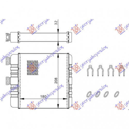 Calorifer Caldura - Daewoo Lanos L/B 1997 , 96190674