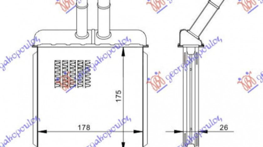 Calorifer Caldura - Daewoo Matiz 2000 , 96314858