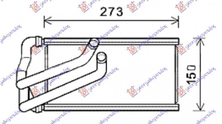 Calorifer Caldura - Dodge Caliber 2007 , 5191347aa