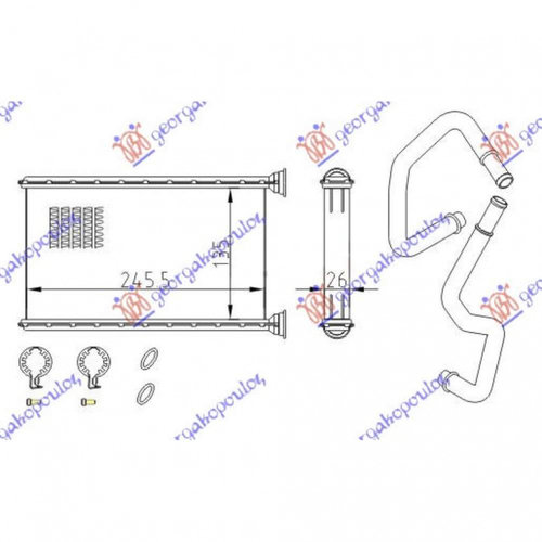 Calorifer Caldura - Dodge Nitro 2007 , 68003993aa