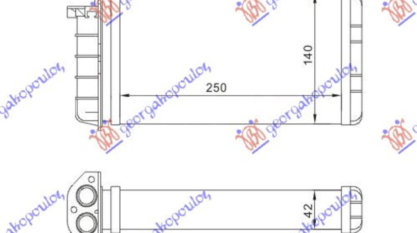 Calorifer Caldura - Fiat Brava 1995 , 46722546