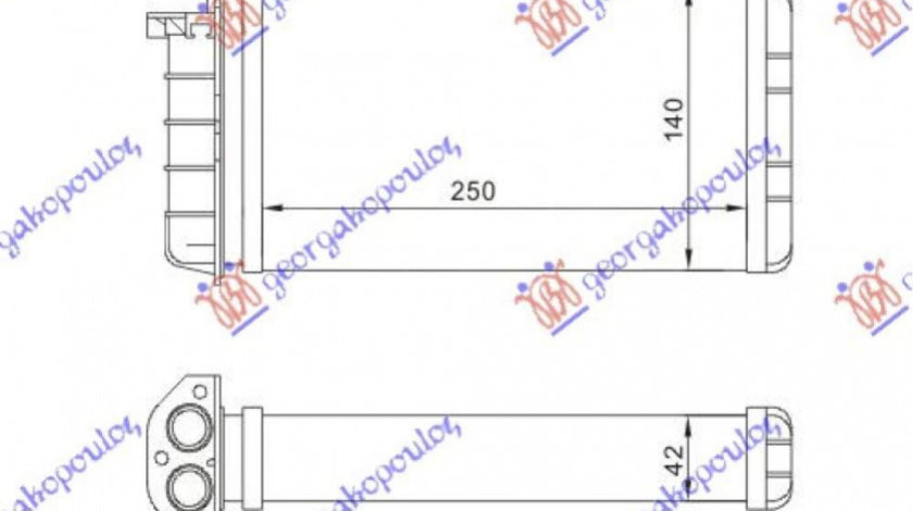 Calorifer Caldura - Fiat Bravo 1995 , 46722546