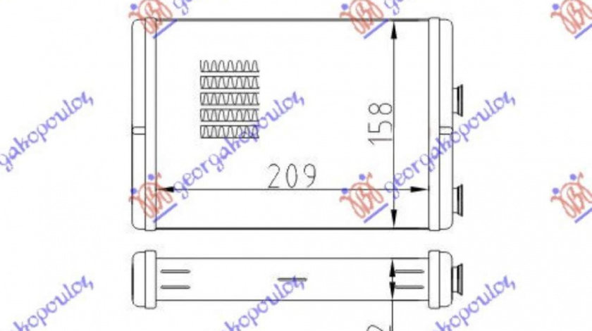 Calorifer Caldura - Fiat Doblo 2005 , 46722928