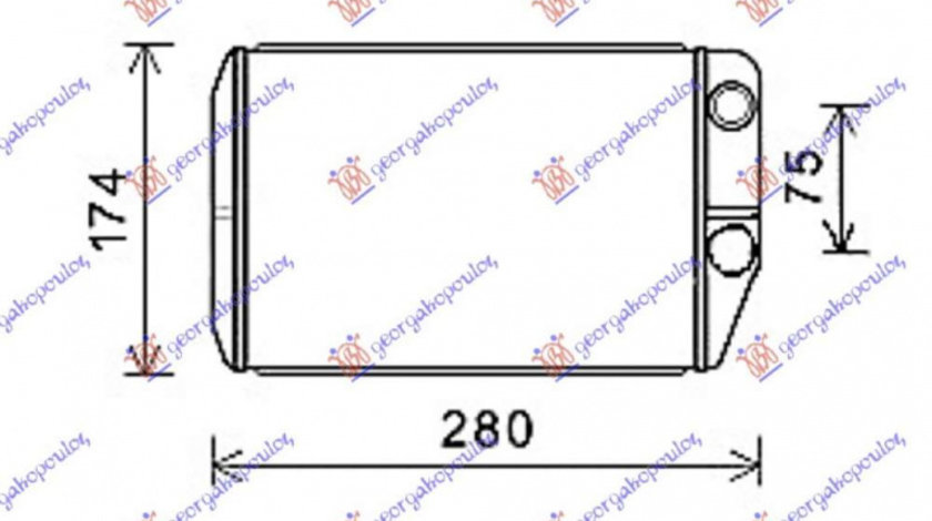 Calorifer Caldura - Fiat Ducato 2014 , 6448r0