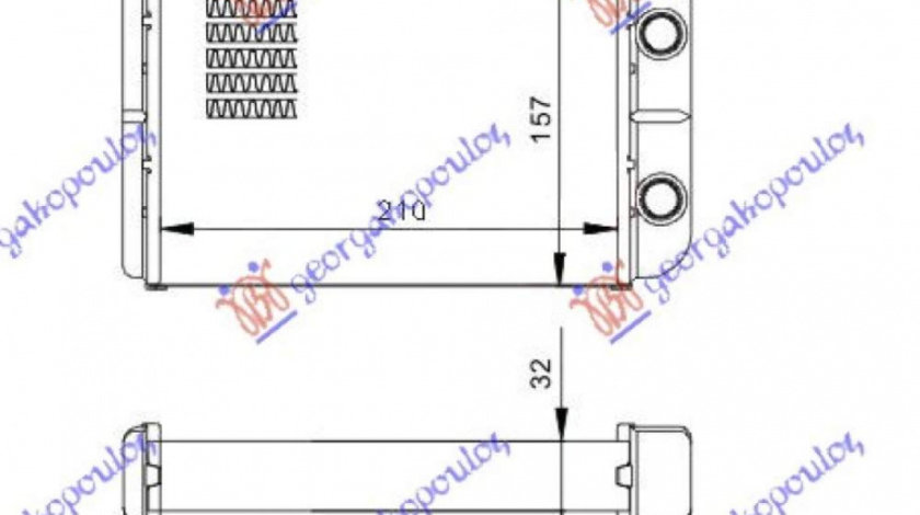 Calorifer Caldura - Fiat Stilo 2001 , 46723450