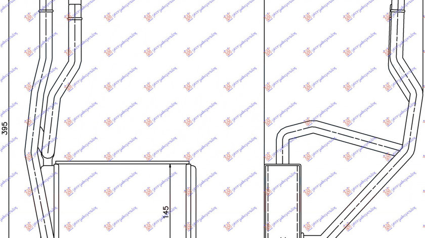 Calorifer Caldura - Ford Fiesta 2002 , 2s6h18b539ab