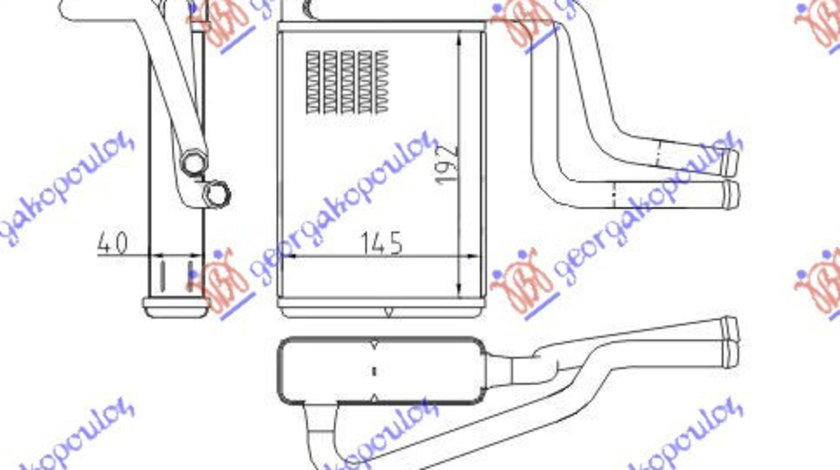 Calorifer Caldura - Ford Mondeo 1996 , 1114283