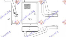 Calorifer Caldura - Ford Mondeo Sport 1999 , 11142...