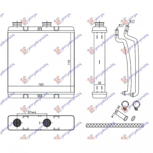 Calorifer Caldura - Honda Cr-V 2010 , 79110snaa01