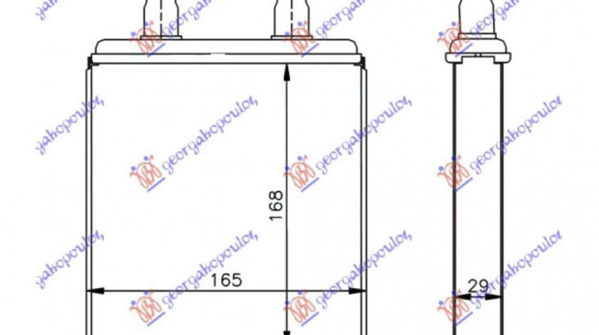 Calorifer Caldura - Hyundai Accent H/B 1994 , 97221-22000