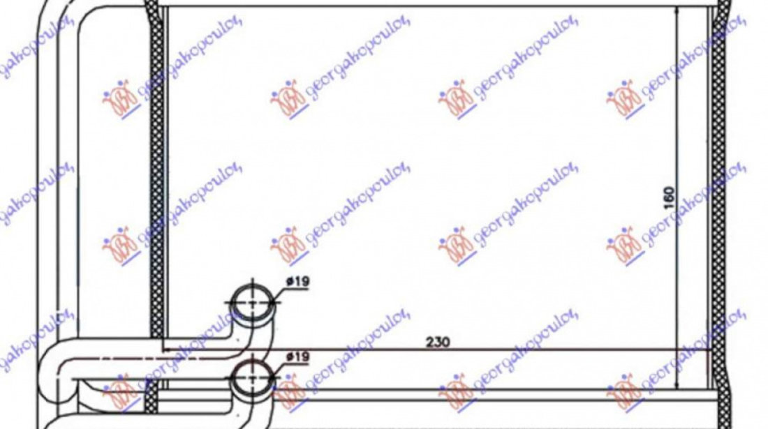 Calorifer Caldura - Hyundai Terracan 2004 , 97010h1729