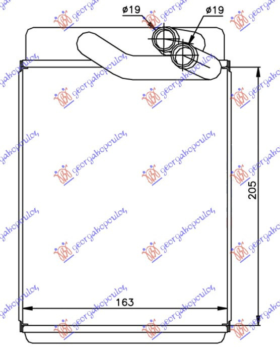 Calorifer Caldura - Hyundai Trajet 2004 , 972273a000