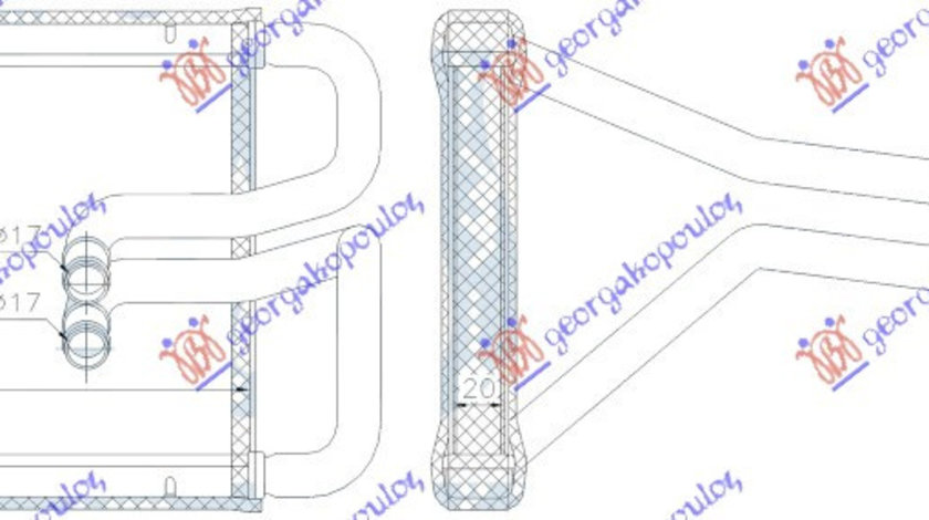 Calorifer Caldura - Hyundai Tucson 2004 , 97138-2e100