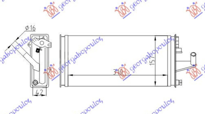 Calorifer Caldura - Iveco Daily 1990 , 93933970