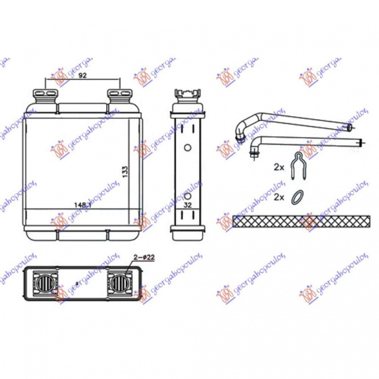 Calorifer Caldura - Iveco Daily 2007 , 3802174