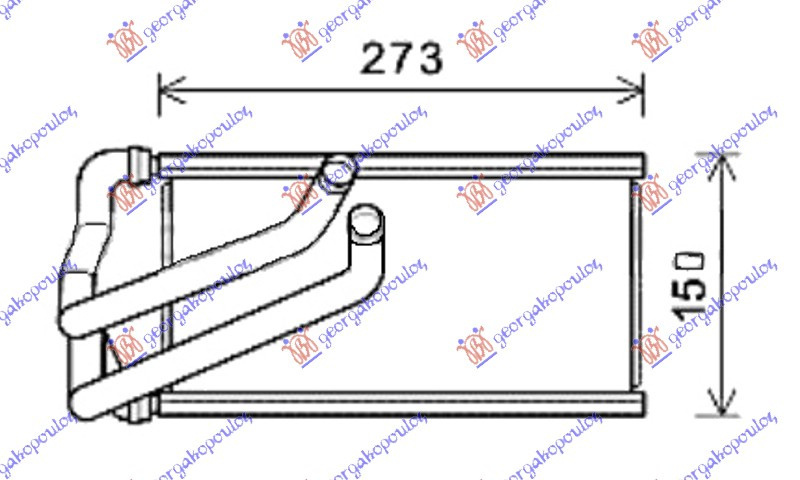 Calorifer Caldura - Jeep Compass 2007 , 5191347aa